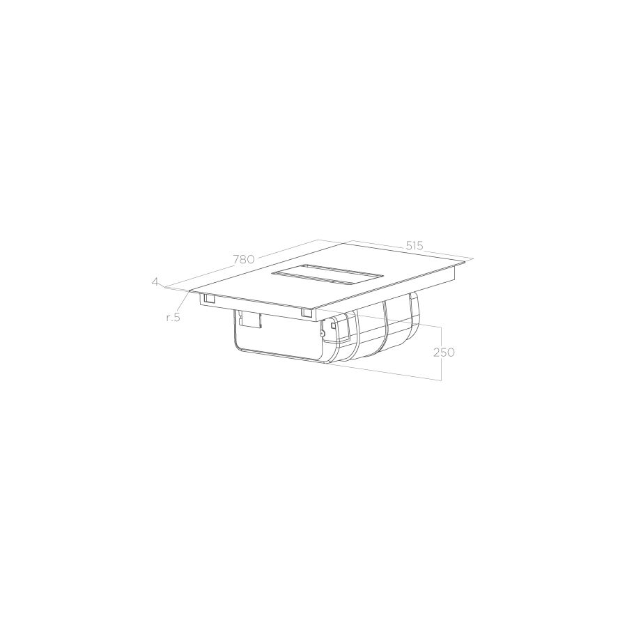 Elica NikolaTesla Alpha 80cm Extractor Induction Hob thumbnail image